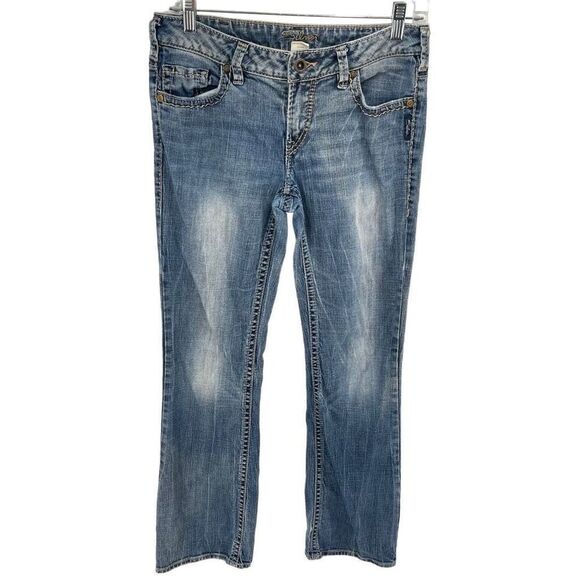 Silver Jeans Denim - Silver Jeans Womens Bootcut Jeans Denim 5 Pocket Medium Wash Blue Size 30x33